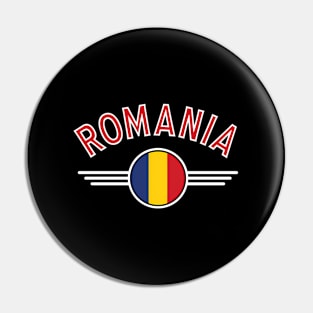 Roia Flag Circle And Red Text Pin