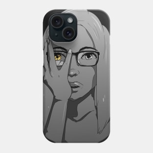 Black and White Infected Sweetie Phone Case