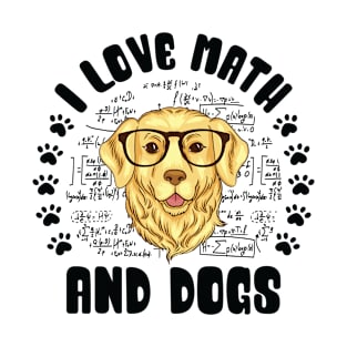 Dog Owner Mathematicians Dog Math Formula T-Shirt