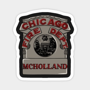 Randy 'Mouch' McHolland | Chicago Fire Badge Magnet