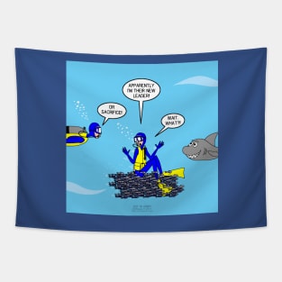 SCUBA King or Sacrifice! Tapestry