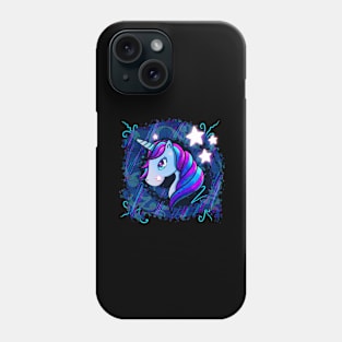 Cute Unicorn Abstract Stars Phone Case