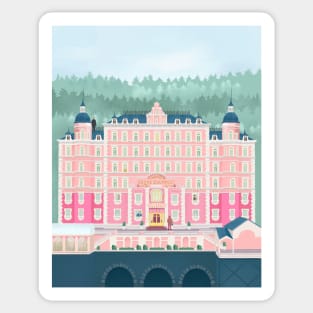 Mendls Pastry Box (Grand Budapest Hotel) Sticker for Sale by