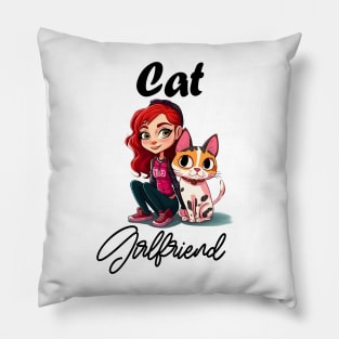 Cat Girlfriend Pillow