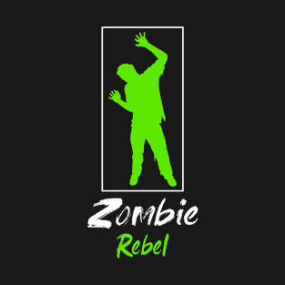 Zombie Rebel Cool Halloween Zombie T-Shirt