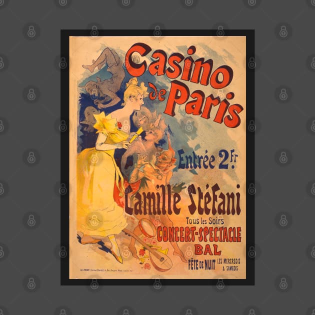 Vintage europe poster paris gambling by SpaceWiz95