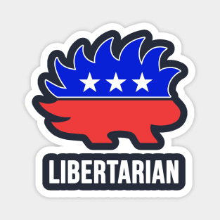 Libertarian Porcupine T-Shirt Magnet