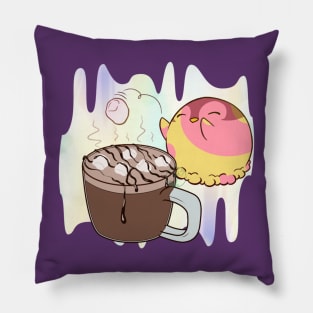 Penguinscoops - hot chocolate Pillow