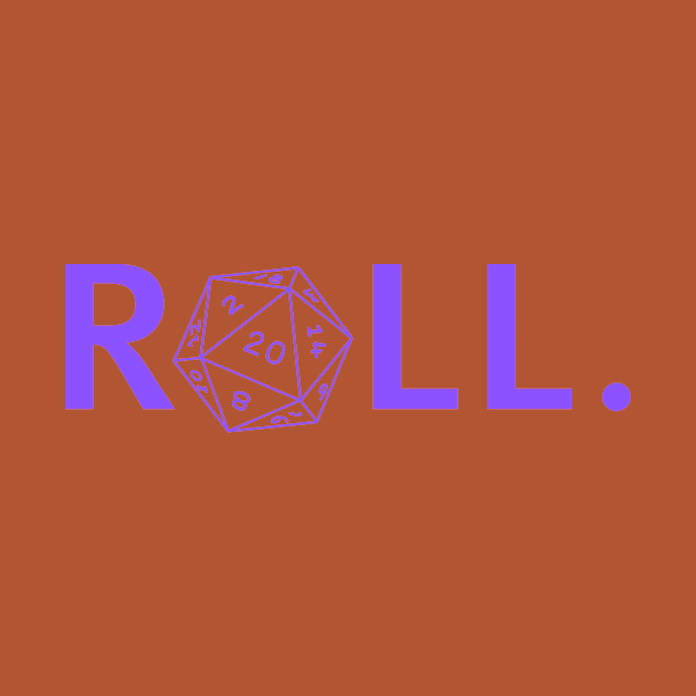 Roll. RPG Shirt light purple by Pixel-Meanagerie