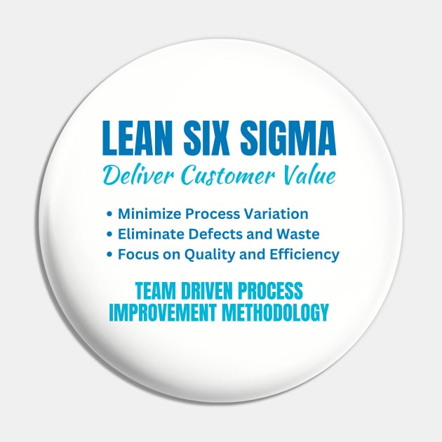 Lean Six Sigma - Delivery Customer Value Pin by Viz4Business