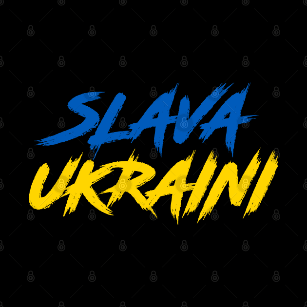 SLAVA UKRAINI GLORY TO UKRAINE PROTEST PUTIN PROTEST RUSSIAN INVASION by ProgressiveMOB