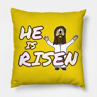 Easter Jesus He Is Risen Christian Church Pillow