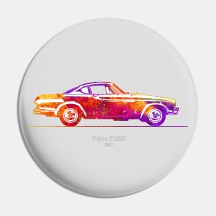 Volvo P1800 1961 - Colorful Pin