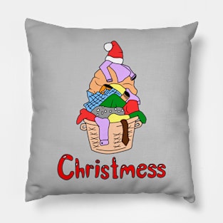 Christmas mess Pillow