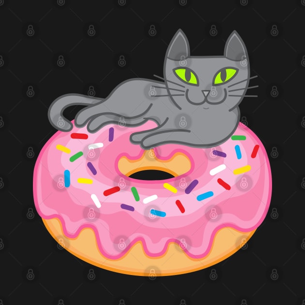 My cat loves doughnut by Plushism