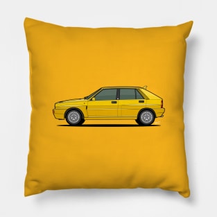 Lancia Delta Integrale Evo II side profile Pillow