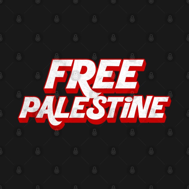 Free Palestine // Retro Style Design by DankFutura