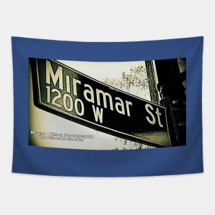 Miramar Street, Los Angeles, California by Mistah Wilson Tapestry