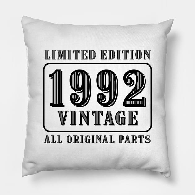 All original parts vintage 1992 limited edition birthday Pillow by colorsplash