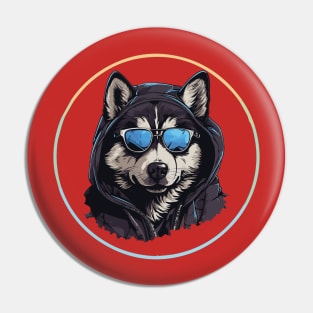 Husky dog Pin