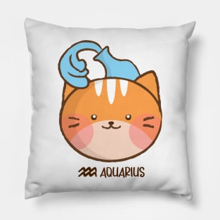 Aquarius Cat Pillow