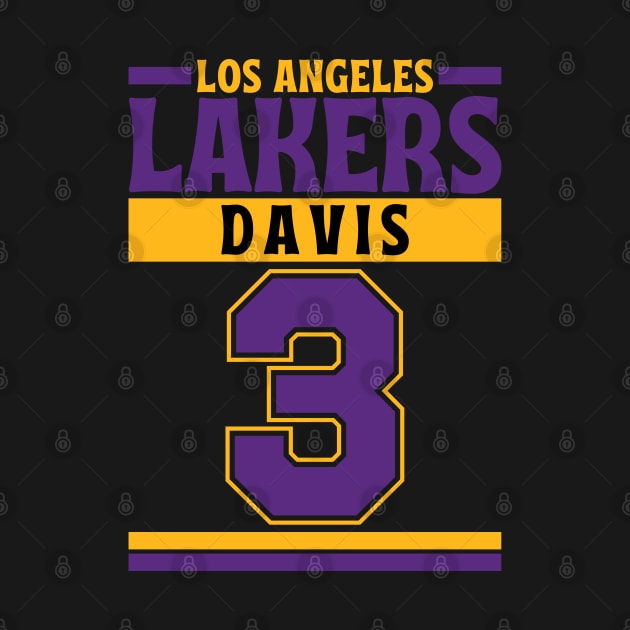 Los Angeles Lakers Davis 3 Limited Edition by Astronaut.co