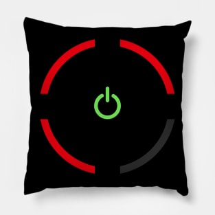 Red Ring of Death - No Text Pillow