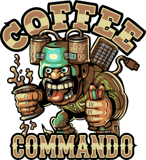 Coffee Commando Magnet