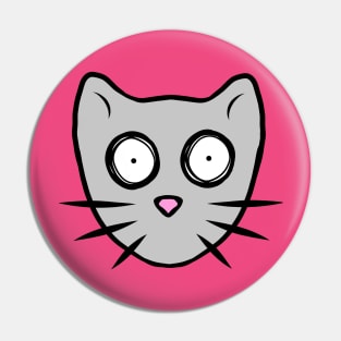 Insomnia kitten Pin