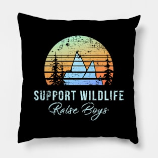 Mom Support Wildlife Raise Mother Day Pillow