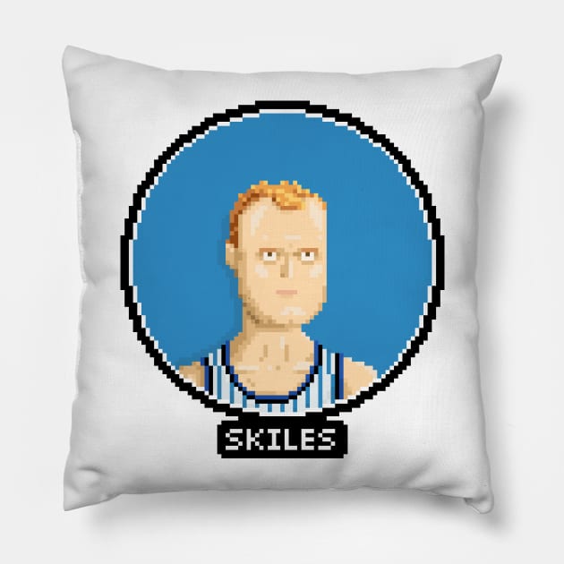 Scott Skiles Pillow by PixelFaces