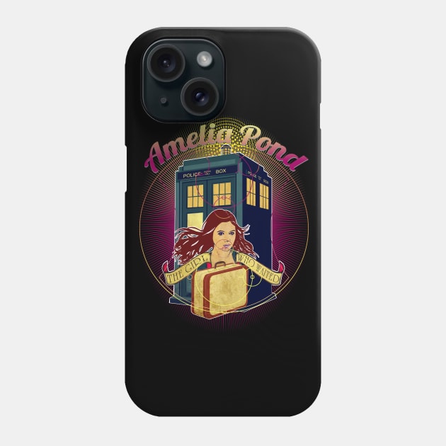 AMELIA POND THE GIRL WHO WAITED Phone Case by KARMADESIGNER T-SHIRT SHOP