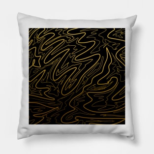 Abstract gold design Pillow