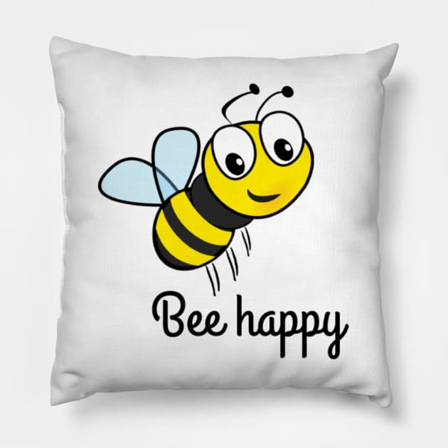 Bee happy Pillow by Pipa's design