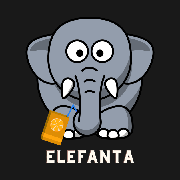 elephant fanta graphic by PetLolly