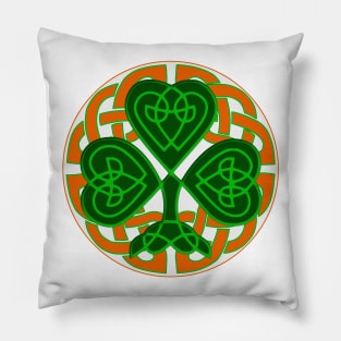 Celtic Shamrock symbol Pillow