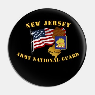 ARNG - DUI- ARNG New Jersey w Flag Pin