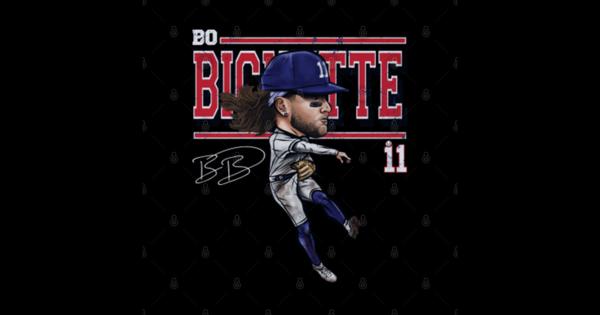 Bo Bichette Toronto Cartoon - Bo Bichette - T-Shirt | TeePublic
