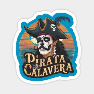 Yo Ho Pirata Calavera Magnet