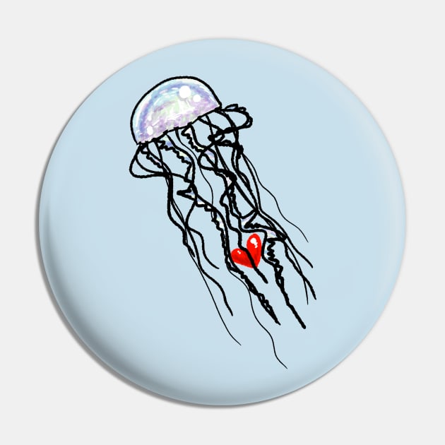 Jellyfish Pin by GameQuacks