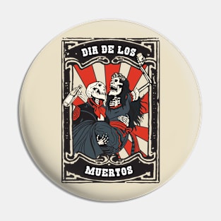 Dia de Los Muertos, Mexican goth, candy skull Pin