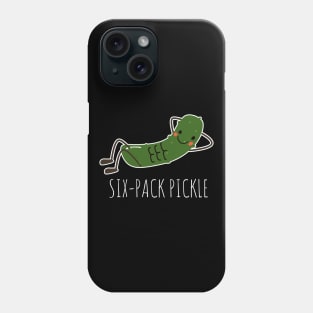 Six-Pack Pickle Funny Pickle Workout Phone Case