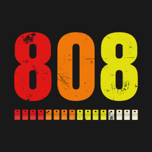 TR 808 Legendary Electronic Drum Machine from the 80s T-Shirt