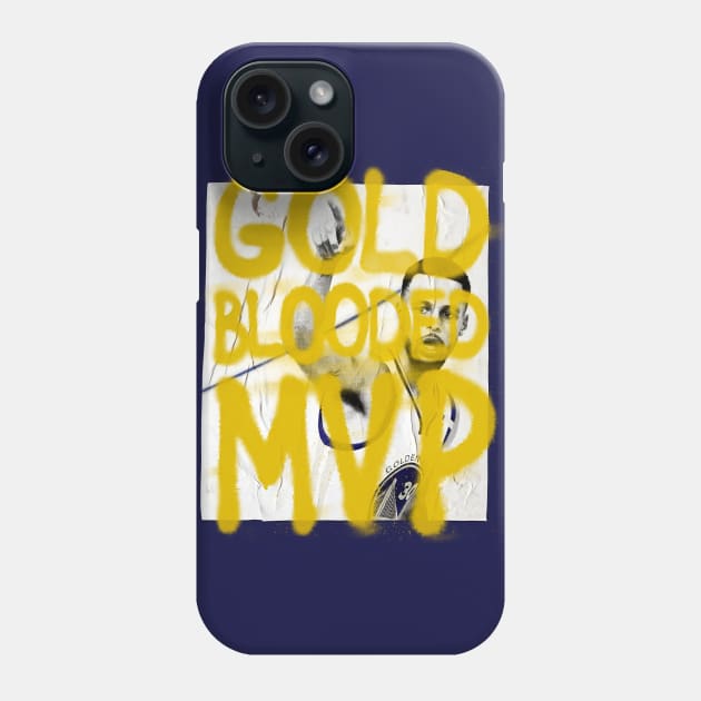 Steph Curry Gold Blooded MVP! Phone Case by Aefe