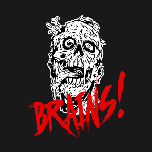 Brains Zombie T-Shirt