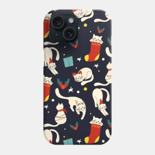 Cute Christmas Cats Phone Case