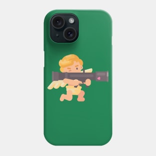 Cupid with a Bazooka Phone Case