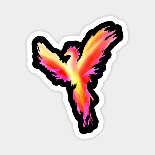 Phoenix Magnet by Trashfox