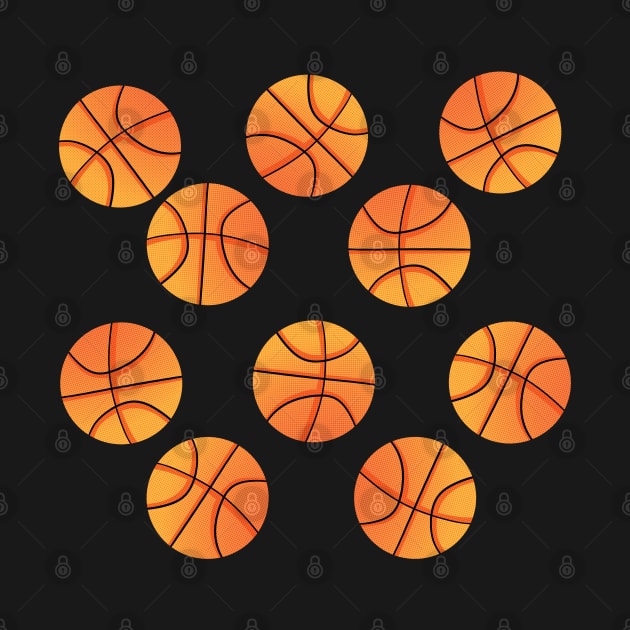 Basketball Brigade Pattern by LaurenPatrick