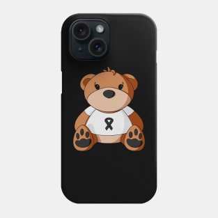 Melanoma Awareness Teddy Bear Phone Case